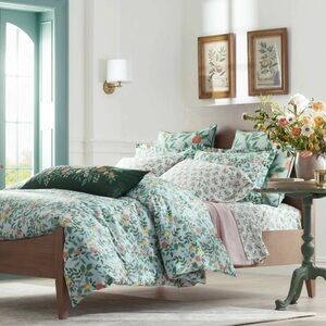 Rifle Paper Co. Twin Percale Duvet Cover, NWT